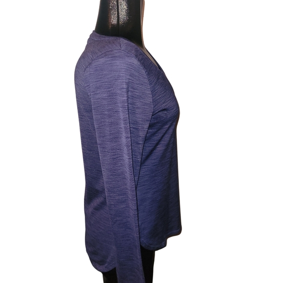 Reebok Women's Light Purple Long Sleeve Top S - Picture 3 of 5